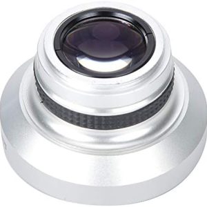 37Mm Fisheye Lens Camcorder,Camera Lens Silver Strong Applicability 37mm 0.25X Super Fisheye Additional Lens for 37mm Caliber Camera Lenses